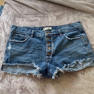 Free People Denim Shorts